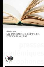 Les Grands Textes Des Droits de l'Homme En Afrique af Soma-A