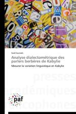 Analyse Dialectometrique Des Parlers Berberes de Kabylie af Guerrab-S