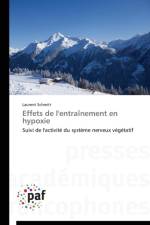Effets de l'Entrainement En Hypoxie af Schmitt-L
