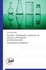 Savoirs Chimiques Scolaires Et Savoirs Chimiques Professionnels af Diallo-A