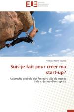Suis-Je Fait Pour Cr er Ma Start-Up? af Dupray-F