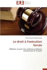 Droit l'Ex cution Forc e af Wandji Kamga-A