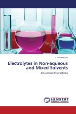 Electrolytes in Non-aqueous and Mixed Solvents af Das Chanchal