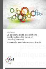 La Soutenabilite Des Deficits Publics Dans Les Pays En Developpement af Kanoun-S