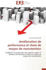 Am lioration de Performance Et Choix de Moyen de Manutention af Elhamdi-F