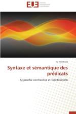 Syntaxe Et Semantique Des Predicats af Novakova-I