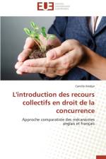L'Introduction Des Recours Collectifs En Droit de la Concurrence af Anidjar-C