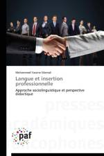 Langue Et Insertion Professionnelle af Sibenali-M