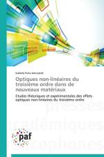 Optiques Non-Lineaires Du Troisieme Ordre Dans de Nouveaux Materiaux af Fuks-Janczarek-I