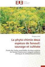 La Phyto-Chimie Deux Esp ces de Fenouil af Asma-E