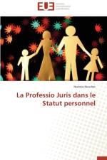 La Professio Juris Dans Le Statut Personnel af Houchet-N