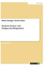 Moderne Kosten- Und Erfolgscontrollingans tze af Kerstin Andres