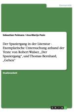 Spaziergang in Der Literatur - Exemplarische Untersuchung Anhand Der Texte Von Robert Walser, 