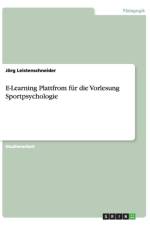 E-Learning Plattfrom Fur Die Vorlesung Sportpsychologie af Jorg Leistenschneider