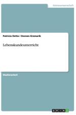 Lebenskundeunterricht af Patricia Detto