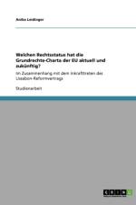 Welchen Rechtsstatus Hat Die Grundrechte-Charta Der Eu Aktuell Und Zuk nftig? af Anika Leidinger