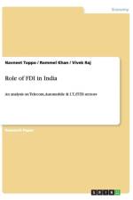 Role of FDI in India af Navneet Toppo
