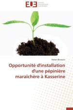 Opportunit d'Installation d'Une P pini re Mara ch re Kasserine af Bouazizi-H
