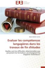 Evaluer Les Comp tences Langagi res Dans Les Travaux de Fin d' tudes af Cornet-M