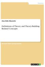 Definitions of Theory and Theory-Building Related Concepts af Alaa Eldin Moustafa