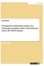Strategisches Marketing. Analyse des Leistungsvermoegens eines Unternehmens durch die SWOT-Analyse af Lena Kruse