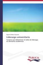 Liderazgo universitario af Deyanira Meza Cascante