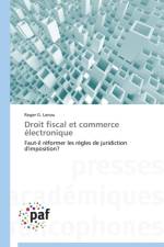 Droit Fiscal Et Commerce Electronique af Lanou-R