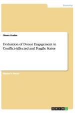 Evaluation of Donor Engagement in Conflict-Affected and Fragile States af Olena Dudar