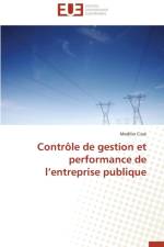 Contr le de Gestion Et Performance de L Entreprise Publique af Cisse-M