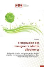 Francisation Des Immigrants Adultes Allophones af Liang-X