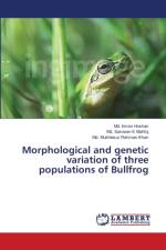Morphological and genetic variation of three populations of Bullfrog af MD Mukhlesur Rahman Khan