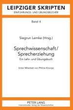 Sprechwissenschaft/Sprecherziehung