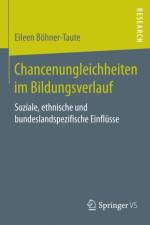 Chancenungleichheiten Im Bildungsverlauf af Eileen Boehner-Taute