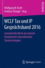 Wclf Tax Und IP Gesprachsband 2016