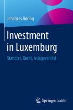 Investment in Luxemburg af Johannes Hoering