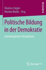 Politische Bildung in der Demokratie