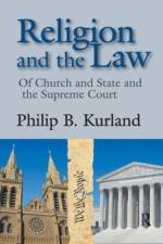 Religion and the Law af Philip Kurland