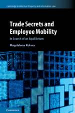 Trade Secrets and Employee Mobility: Volume 44 af Magdalena Kolasa