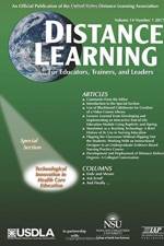 Distance Learning Vol 14 Issue 1