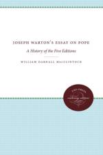 Joseph Warton's Essay on Pope