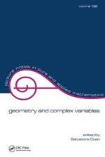 Geometry and Complex Variables af S. Coen