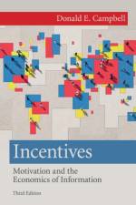 Incentives af Donald E. (College of William and Mary Campbell