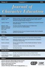 Journal of Character Education Vol 12 Issue 1
