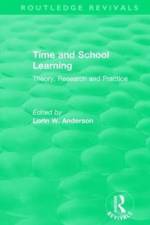 Time and School Learning (1984)