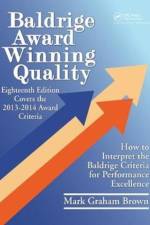 Baldrige Award Winning Quality af Mark Graham Brown