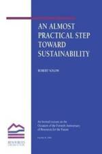 An Almost Practical Step Toward Sustainability af Robert M. Solow
