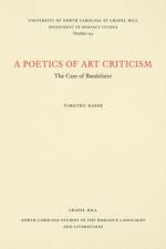 A Poetics of Art Criticism af Timothy Raser