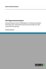Regressionsanalyse af Romy Stefanie Becker