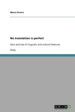 No translation is perfect af Marco Sievers