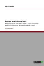 Burnout im Wettkampfsport af David Fussinger